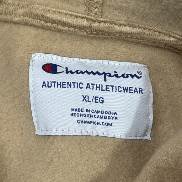 Nwt Champion ||  woman’s tan pullover Hoodie Size Xl - Picture 4 of 7